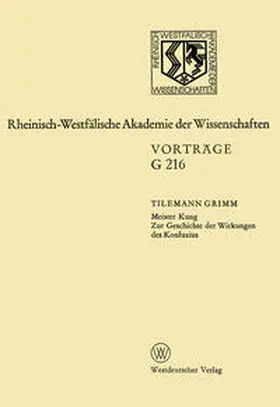 Grimm | Meister Kung Zur Geschichte der Wirkungen des Konfuzius | E-Book | www.sack.de