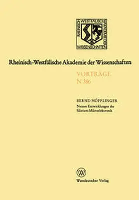 Höfflinger |  Rheinisch-Westfälische Akademie der Wissenschaften | eBook | Sack Fachmedien