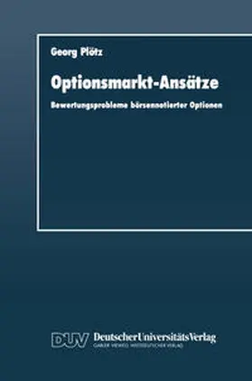 Plötz | Optionsmarkt-Ansätze | E-Book | www.sack.de