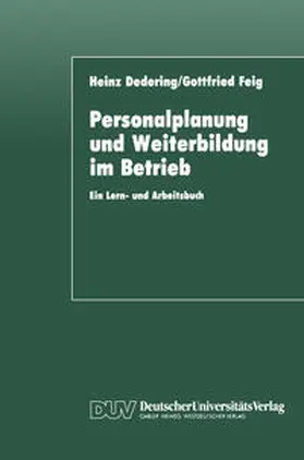 Dedering |  Personalplanung und Weiterbildung im Betrieb | eBook | Sack Fachmedien