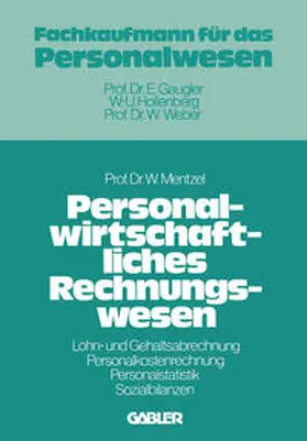 Mentzel |  Personalwirtschaftliches Rechnungswesen | eBook | Sack Fachmedien