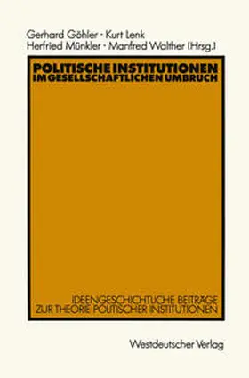 Göhler |  Politische Institutionen im gesellschaftlichen Umbruch | eBook | Sack Fachmedien