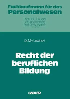 Lewinski | Recht der beruflichen Bildung | E-Book | www.sack.de