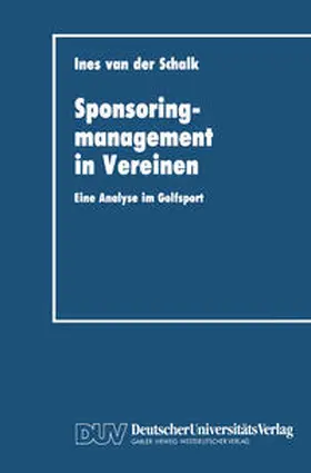 Schalk | Sponsoringmanagement in Vereinen | E-Book | www.sack.de