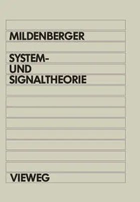 Mildenberger |  System- und Signaltheorie | eBook | Sack Fachmedien