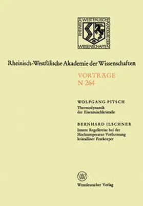 Pitsch |  Thermodynamik der Eisenmischkristalle. Innere Regelkreise bei der Hochtemperatur-Verformung kristalliner Festkörper | eBook | Sack Fachmedien