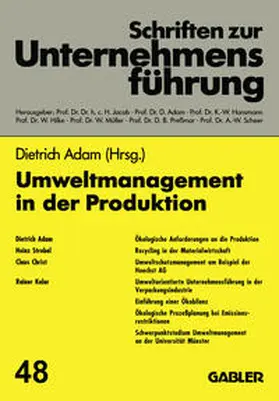 Adam | Umweltmanagement in der Produktion | E-Book | sack.de