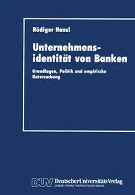 Hansl | Unternehmensidentität von Banken | E-Book | www.sack.de