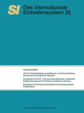 Dt. Demokrat. Republik | SI Das Internationale Einheitensystem | E-Book | www.sack.de