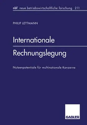 Lettmann | Internationale Rechnungslegung | E-Book | www.sack.de