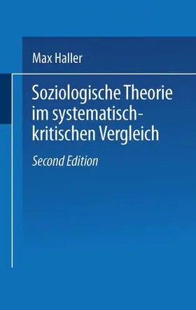  Soziologische Theorie im systematisch-kritischen Vergleich | Buch |  Sack Fachmedien