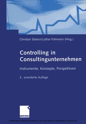 Stolorz / Fohmann | Controlling in Consultingunternehmen | E-Book | www.sack.de