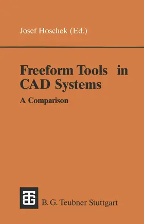 Hoschek |  Freeform Tools in CAD Systems | Buch |  Sack Fachmedien