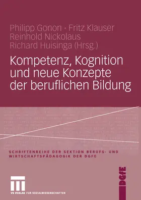 Gonon / Huisinga / Klauser | Kompetenz, Kognition und Neue Konzepte der beruflichen Bildung | E-Book | www.sack.de