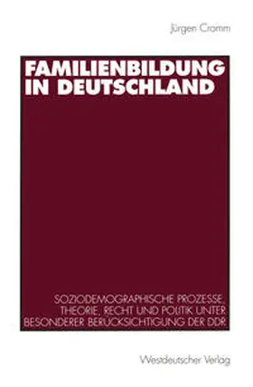 Cromm | Familienbildung in Deutschland | E-Book | www.sack.de