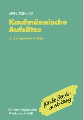 Appel | Kaufmännische Aufsätze | E-Book | www.sack.de