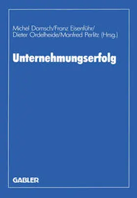 Domsch | Unternehmungserfolg | E-Book | sack.de