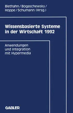Biethahn |  Wissensbasierte Systeme in der Wirtschaft 1992 | eBook | Sack Fachmedien