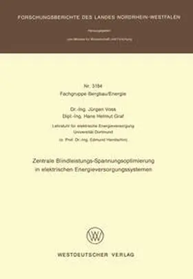 Voss |  Zentrale Blindleistungs-Spannungsoptimierung in elektrischen Energieversorgungssystemen | eBook | Sack Fachmedien