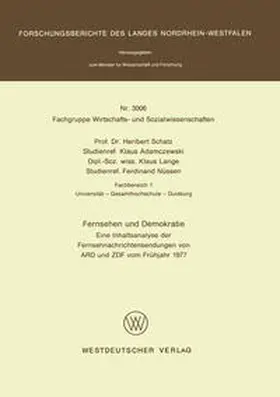 Schatz | Fernsehen und Demokratie | E-Book | www.sack.de