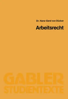 Dücker | Arbeitsrecht | E-Book | www.sack.de