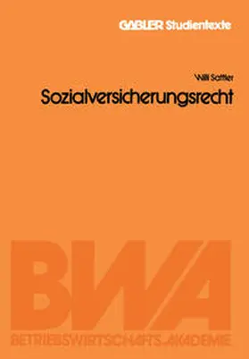 Sattler | Sozialversicherungsrecht | E-Book | www.sack.de