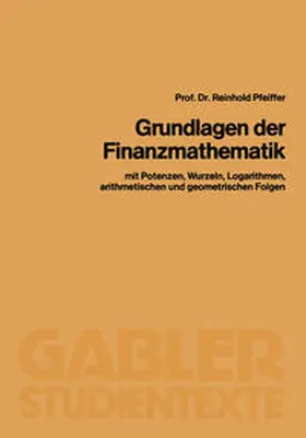 Pfeiffer |  Grundlagen der Finanzmathematik | eBook | Sack Fachmedien