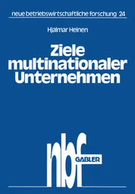 Heinen | Ziele multinationaler Unternehmen | E-Book | sack.de