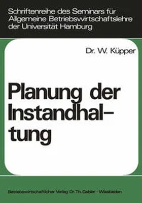 Küpper |  Planung der Instandhaltung | eBook | Sack Fachmedien