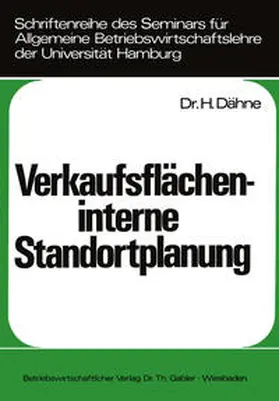 Dähne |  Verkaufsflächeninterne Standortplanung | eBook | Sack Fachmedien