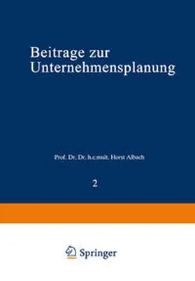 Albach | Beiträge zur Unternehmensplanung | E-Book | www.sack.de