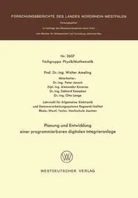 Ameling |  Planung und Entwicklung einer programmierbaren digitalen Integrieranlage | eBook | Sack Fachmedien