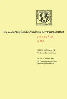 Sackmann |  Biomembranen: Physikalische Prinzipien der Selbstorganisation und Funktion als integrierte Systeme zur Signalerkennung, -verstärkung und -übertragung auf molekularer Ebene. Zur Photophysik und Photochemie von Phytochrom, einem photomorphogenetischen Regler in grünen Pflanzen | eBook | Sack Fachmedien