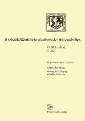Kegel |  Haftung für Zufügung seelischer Schmerzen | eBook | Sack Fachmedien