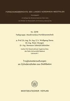 Zerna |  Traglastuntersuchungen an Zylinderschalen aus Stahlbeton | eBook | Sack Fachmedien