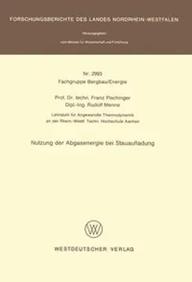 Pischinger |  Nutzung der Abgasenergie bei Stauaufladung | eBook | Sack Fachmedien