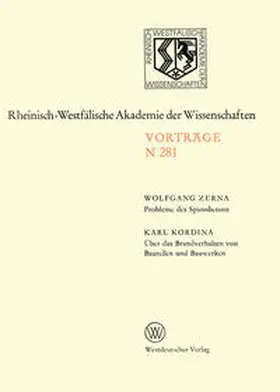 Zerna |  Probleme des Spannbetons. Über das Brandverhalten von Bauteilen und Bauwerken | eBook | Sack Fachmedien