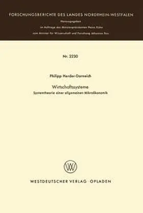 Herder-Dorneich |  Wirtschaftssysteme | eBook | Sack Fachmedien