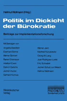 Wollmann | Politik im Dickicht der Bürokratie | E-Book | sack.de