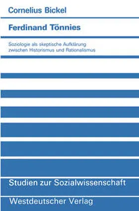 Bickel |  Ferdinand Tönnies | eBook | Sack Fachmedien