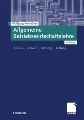 Korndörfer | Allgemeine Betriebswirtschaftslehre | E-Book | sack.de