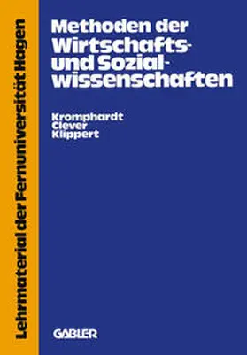 Kromphardt |  Methoden der Wirtschafts- und Sozialwissenschaften | eBook | Sack Fachmedien