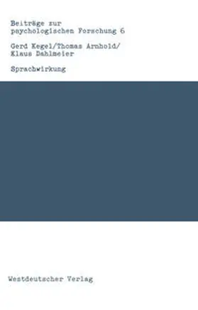 Kegel |  Sprachwirkung | eBook | Sack Fachmedien