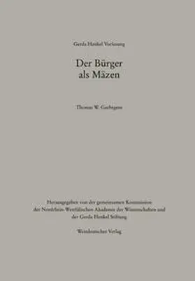 Gaehtgens |  Der Bürger als Mäzen | eBook | Sack Fachmedien