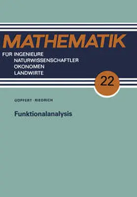 Göpfert |  Funktionalanalysis | eBook | Sack Fachmedien