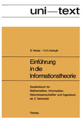 Henze |  Einführung in die Informationstheorie | eBook | Sack Fachmedien