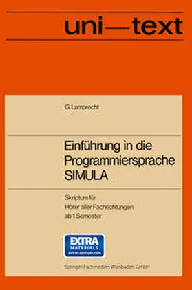 Lamprecht |  Einführung in die Programmiersprache SIMULA | eBook | Sack Fachmedien