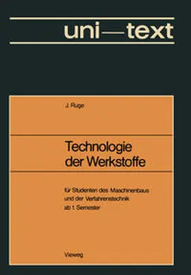 Ruge |  Technologie der Werkstoffe | eBook | Sack Fachmedien