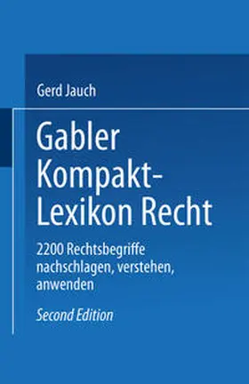 Jauch | Gabler Kompakt Lexikon Recht | E-Book | www.sack.de