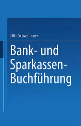 Otto |  Bank- und Sparkassen-Buchführung | eBook | Sack Fachmedien